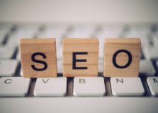 The words “S E O” on the keyboard – Search Engine Optimization C