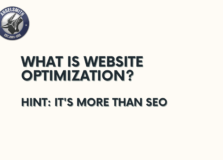What is website optimization